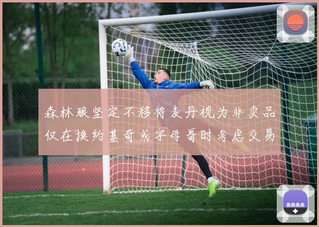 森林狼坚定不移将麦丹视为非卖品仅在换约基奇或字母哥时考虑交易